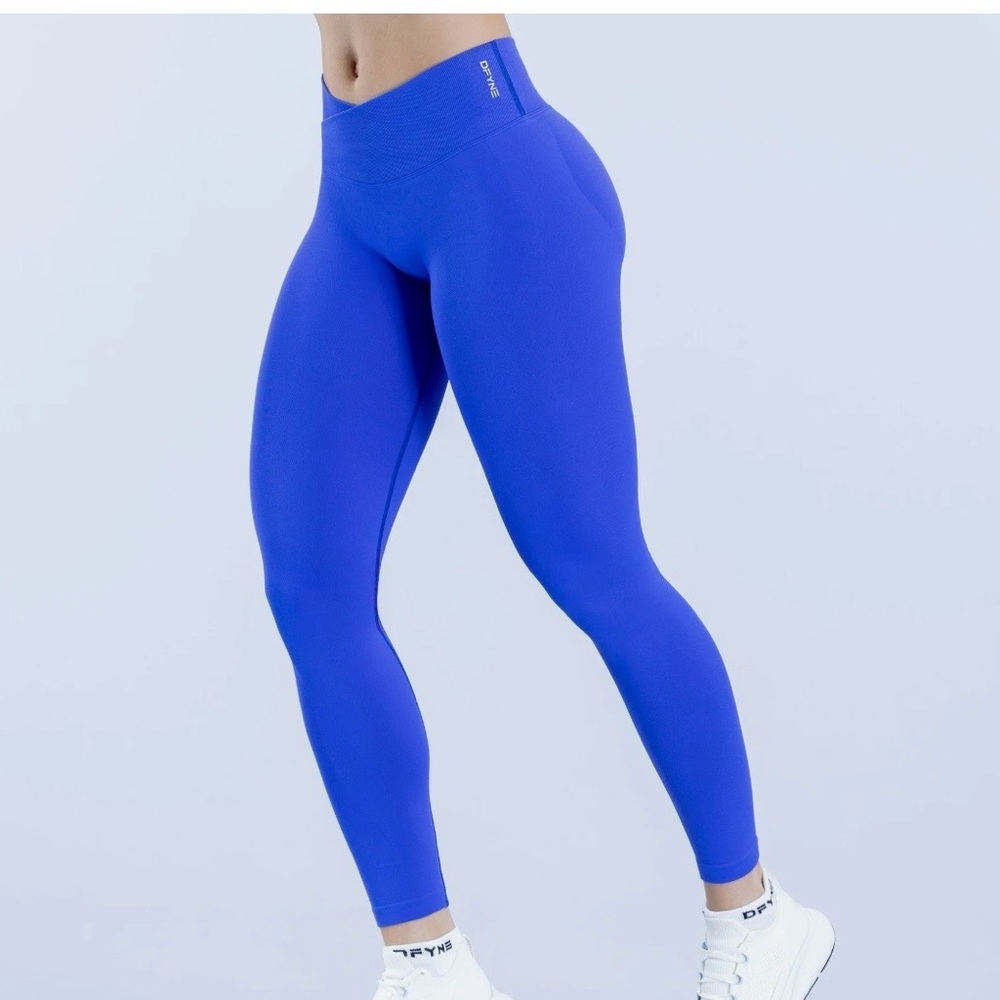 Vibrant Blue High-Rise Leggings